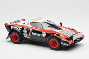 Lancia Stratos HF #1 Hunsruck Rally 1978 Kyosho 1:18 08130D Kov – obrázok 6 z 8