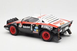 Lancia Stratos HF #1 Hunsruck Rally 1978 Kyosho 1:18 08130D Kov – obrázok 7 z 8