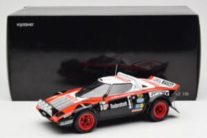 Lancia Stratos HF #1 Hunsruck Rally 1978 Kyosho 1:18 08130D Kov – obrázok 8 z 8