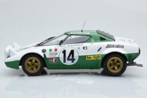 Lancia Stratos Alitalia #14 S. Munari / M. Mannucci Winners Rally Monte Carlo 1975 Minichamps 1:18 155751714 Kov – obrázok 3 z 6