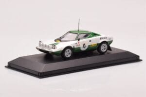 Lancia Stratos Alitalia #4 B. Waldegaard / H. Thorzelius Winner Rally Sweden 1975 Minichamps 1:43 430751204 Kov – obrázok 2 z 4