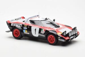 Lancia Stratos HF #1 Lancia Pirelli W. Rohrl / C. Geistdorfer Winners Dynabit Saarland Rallye 1978 Minichamps 1:18 155781701  – obrázok 4 z 6