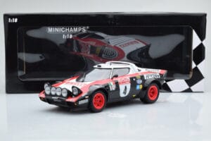 Lancia Stratos Pirelli #4 M. Alen / I. Kivimaki Winners Rally Sanremo 1978 Minichamps 1:18 155781704 Kov – obrázok 6 z 6