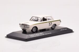 Lotus Cortina Mk1 #57 J. Clark Crystal Palace Winner 1964 Minichamps 1:43 400648257 Kov – obrázok 2 z 4