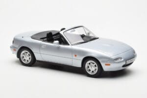 Mazda MX-5 NA Strieborný Norev 1:18 188023 Kov – obrázok 5 z 7