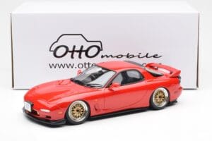 Mazda RX-7 FD Khyzyl Saleem Červený Otto 1:18 OT1062 Živica – obrázok 6 z 6