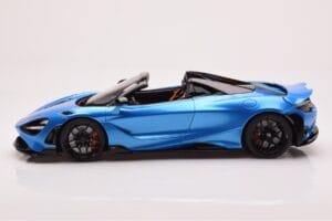 McLaren 765LT Spider Modrý GT Spirit 1:18 GT886 Živica – obrázok 3 z 6