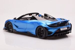 McLaren 765LT Spider Modrý GT Spirit 1:18 GT886 Živica – obrázok 5 z 6