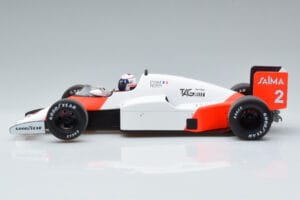 McLaren MP4/2B Marlboro #2 A. Prost Monaco GP Winner World Champion 1985 MCG 1:18 MCG18606F Kov – obrázok 3 z 6