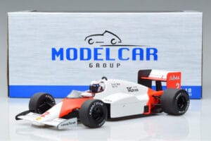 McLaren MP4/2B Marlboro #2 A. Prost Monaco GP Winner World Champion 1985 MCG 1:18 MCG18606F Kov – obrázok 6 z 6