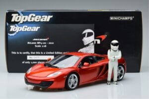 McLaren MP4-12C S Figúrkou Stig Top Gear Minichamps 1:18 519101330 Kov – obrázok 7 z 7