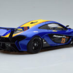 McLaren P1 GTR Modrá So Žltými Pruhmi AUTOart 1:18 - image 3 of 7