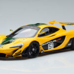 McLaren P1 GTR Žltá So Zelenými Pruhmi AUTOart 1:18