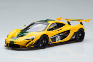 McLaren P1 GTR Žltá So Zelenými Pruhmi AUTOart 1:18