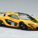 McLaren P1 GTR Žltá So Zelenými Pruhmi AUTOart 1:18 - image 5 of 7