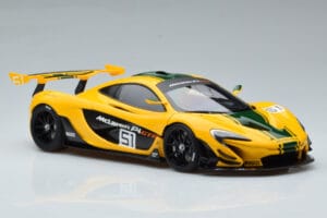McLaren P1 GTR Žltá So Zelenými Pruhmi AUTOart 1:18 81544 Kompozit – obrázok 5 z 7