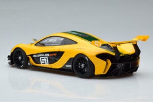 McLaren P1 GTR Žltá So Zelenými Pruhmi AUTOart 1:18 81544 Kompozit – obrázok 6 z 7