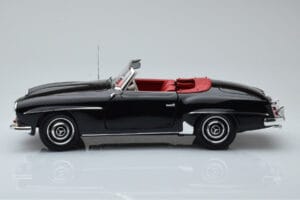 Mercedes 190 SL W121 Kabriolet Čierny Minichamps 1:18 100037030 Kov – obrázok 4 z 8