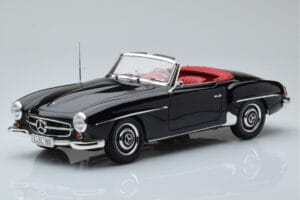 Mercedes 190 SL W121 Kabriolet Čierny Minichamps 1:18 100037030