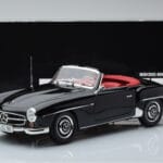 Mercedes 190 SL W121 Kabriolet Čierny Minichamps 1:18 - image 8 of 8