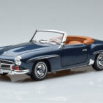 Mercedes 190 SL W121 Roadster Modrý Norev 1:18