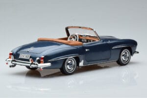 Mercedes 190 SL W121 Roadster Modrý Norev 1:18 B66040625 Kov – obrázok 3 z 8