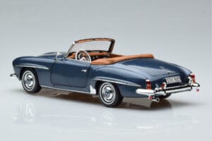 Mercedes 190 SL W121 Roadster Modrý Norev 1:18 B66040625 Kov – obrázok 7 z 8