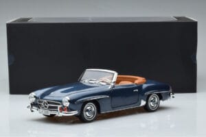 Mercedes 190 SL W121 Roadster Modrý Norev 1:18 B66040625 Kov – obrázok 8 z 8