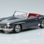 Mercedes 190 SL W121 Roadster Šedý Norev 1:18 183402 Kov