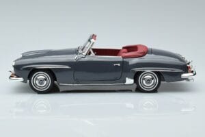 Mercedes 190 SL W121 Roadster Šedý Norev 1:18 183402 Kov – obrázok 4 z 8
