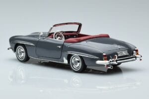 Mercedes 190 SL W121 Roadster Šedý Norev 1:18 183402 Kov – obrázok 6 z 8
