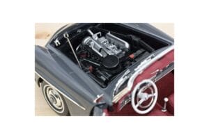 Mercedes 190 SL W121 Roadster Šedý Norev 1:18 183402 Kov – obrázok 7 z 8