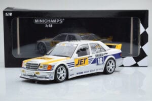 Mercedes 190E 2.5-16 W201 EVO 1 Jet #16 F. Biela Team Ms-Jet Racing DTM 1990 Minichamps 1:18 155903616 Kov – obrázok 6 z 6
