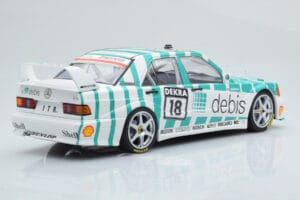 Mercedes 190E 2.5-16 W201 EVO 2 Debis #18 F. Giroix Team Zackspeed DTM 1991 Minichamps 1:18 155913618 Kov – obrázok 2 z 6