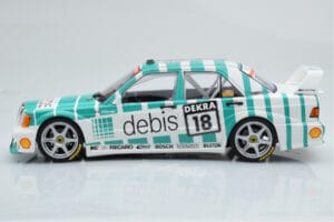 Mercedes 190E 2.5-16 W201 EVO 2 Debis #18 F. Giroix Team Zackspeed DTM 1991 Minichamps 1:18 155913618 Kov – obrázok 3 z 6