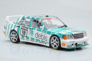 Mercedes 190E 2.5-16 W201 EVO 2 Debis #18 F. Giroix Team Zackspeed DTM 1991 Minichamps 1:18 155913618 Kov – obrázok 4 z 6