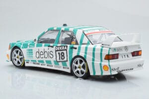Mercedes 190E 2.5-16 W201 EVO 2 Debis #18 F. Giroix Team Zackspeed DTM 1991 Minichamps 1:18 155913618 Kov – obrázok 5 z 6