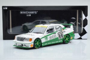 Mercedes 190E 2.5-16 W201 EVO 2 Debis #88 B. Schneider Team Zackspeed DTM 1991 Minichamps 1:18 155913688 Kov – obrázok 6 z 6