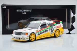 Mercedes 190E 2.5-16 W201 EVO 2 Karcher #11 J. Laffite Team Maas-Schons DTM 1992 Minichamps 1:18 155923611 Kov – obrázok 6 z 6