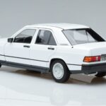 Mercedes 190 E W201 Biely Norev 1:18 183820 Kov - image 6 of 7