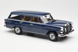Mercedes 200 Universal W115 Modrý Norev 1:18 183599 Kov – obrázok 6 z 8