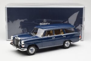 Mercedes 200 Universal W115 Modrý Norev 1:18 183599 Kov – obrázok 8 z 8