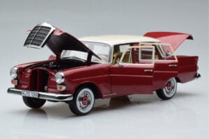 Mercedes 200 W110 Červený Norev 1:18 183706 Kov – obrázok 2 z 7