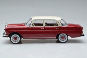 Mercedes 200 W110 Červený Norev 1:18 183706 Kov – obrázok 5 z 7