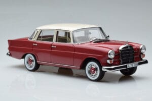 Mercedes 200 W110 Červený Norev 1:18 183706 Kov – obrázok 6 z 7