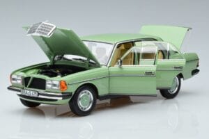 Mercedes 200 W123 Zelený Norev 1:18 183796 Kov – obrázok 2 z 7