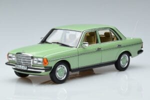 Mercedes 200 W123 Zelený Norev 1:18 183796 Kov
