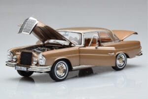 Mercedes 250 SE Coupe W111 Zlatá Metalíza Norev 1:18 183759 Kov – obrázok 2 z 7