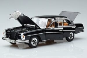 Mercedes 280 SE W108 Čierny Norev 1:18 183762 Kov – obrázok 2 z 7
