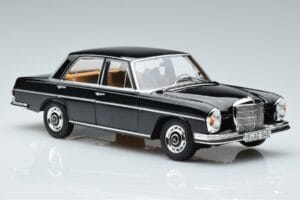 Mercedes 280 SE W108 Čierny Norev 1:18 183762 Kov – obrázok 5 z 7